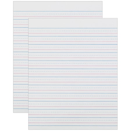 Zaner-Bloser Zaner-Bloser Sulphite Handwriting Paper, 8 x 10.5, 500 Shts/Pk, PK2 ZP2413